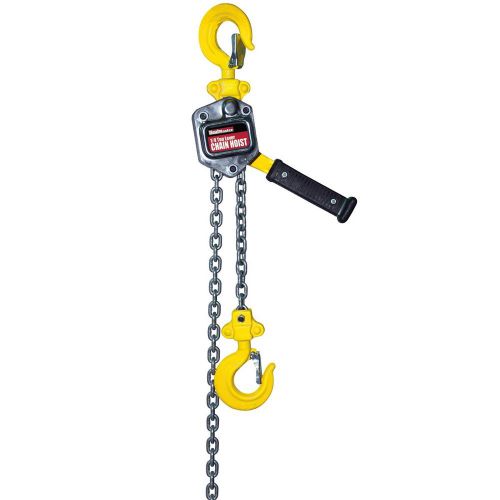 1/4 ton lever manual chain hoist 5ft left 500 lbs for sale