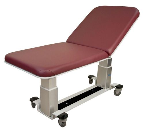 Oakworks General Ultrasound Table With Fowler Two Section New In Box 27&#034; Wide