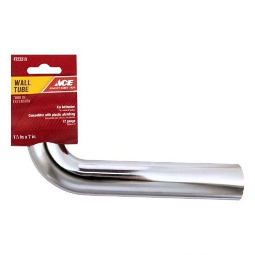 Wall bend 1.25&#034; x 1.25&#034; x 7&#034; wall bend ~ slip to slip ~ chrome for sale