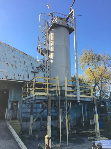 Semco model pb-450 22000 lb working capacity gravity aluminum blending silo for sale