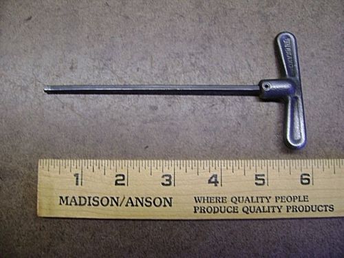 Vintage unbrako 5/32&#034; all metal hex t-handle cast iron handle free shippin for sale