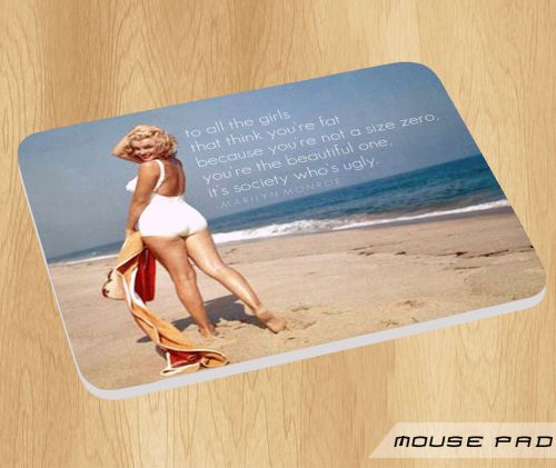 Marilyn Quote Marilyn Monroe Design Gaming Mouse Pad Mousepad Mats