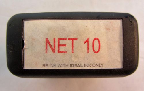 Ideal 50 Inking Stamp Net 10 Used Works Red Ink