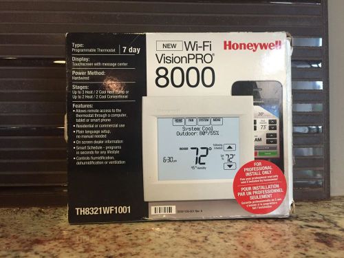 Honeywell Wifi Vision Pro 8000 Touchscreen Programmable Thermostat