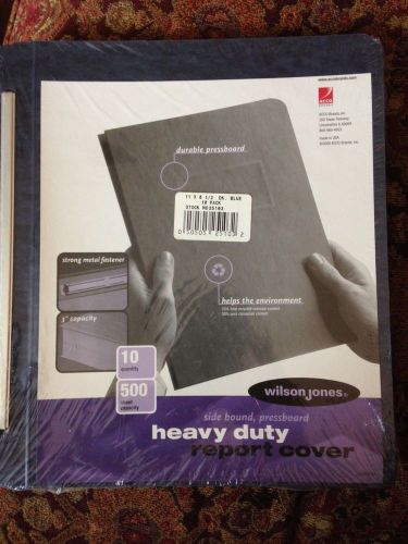 Acco Brands Inc. ACC25103 Set of 10 Report Covers Each Holds 500 Pages Dark Blue