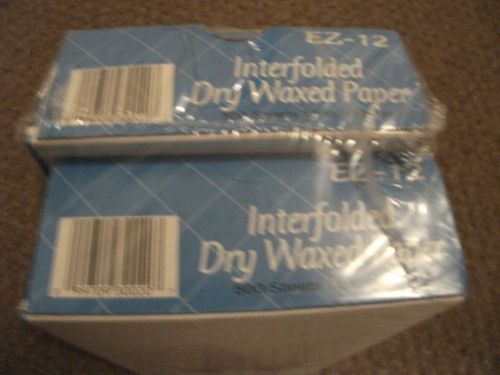 Interfolded Deli Dry Wax Tissue, 12X10.75, 2 packs