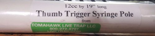thumb trigger syringe pole 12cc by 19 inch long