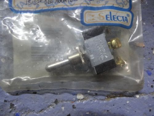 #554c SELECTA SS206-15-BG SPDT ON-OFF-ON 20 AMP ELECTRICAL TOGGLE SWITCH NEW