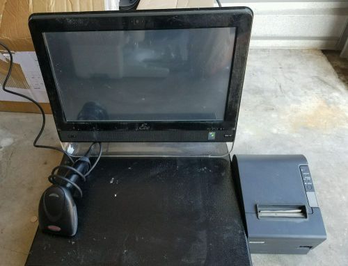 Retail pos system with accessories