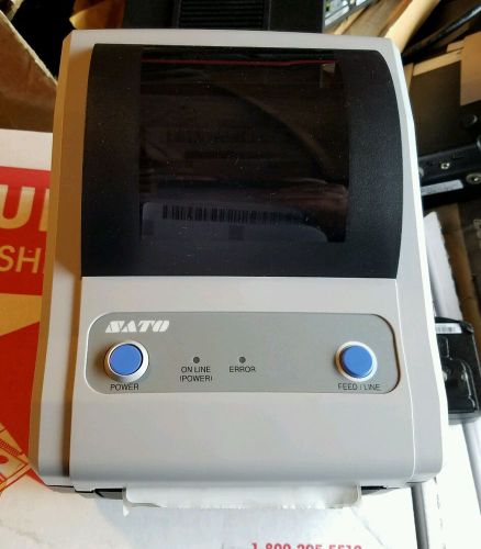 New SATO CG412DT Barcode Printer with LAN