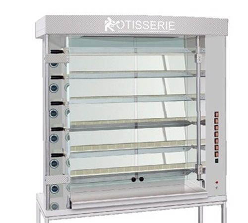 Rotisol FF1655-6G-SS FauxFlame Rotisserie Oven gas countertop model 65-1/8&#034; W