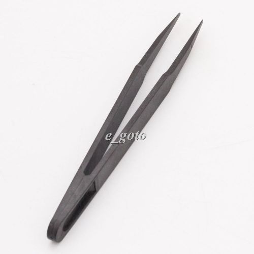 Black anti static plastic tweezers 93003 tweezers esd conductive plastic tweezer for sale