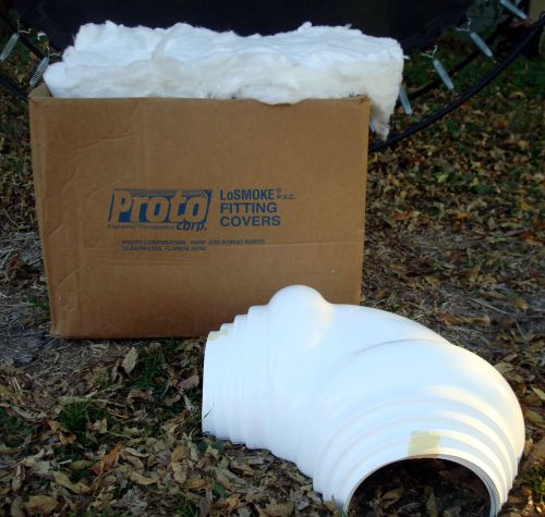 Knauf Proto LoSmoke PVC Pipe Joint Fitting Covers Size 6 X 2 &amp; 19-20, 5 Cases