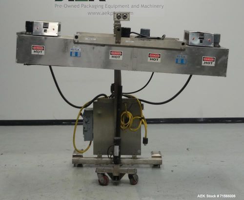 Used- pdc model krc123656 neckband/shrink sleeve electric heat tunnel. designed for sale