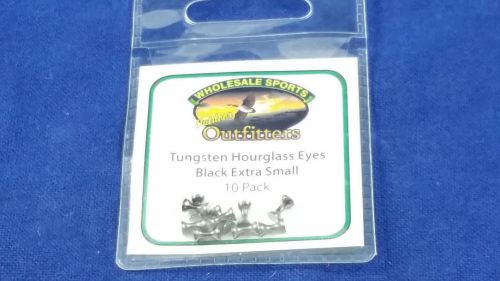 Wholesale sports 10 pack tungsten hourglass eyes black 100-042-xsmall -expedited for sale