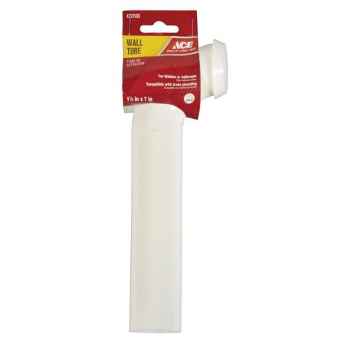 Ace Wall Bend Tube 1-1/2 in. Dia. x 7 in. L. ~ 4223103 ~ Plastic ~ Free Shipping
