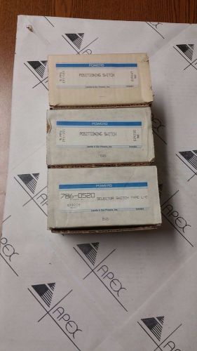 Lot of 3 Powers Siemens 786-0520 151-142 151-143 Positioning Switches