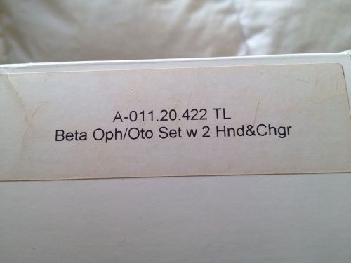 Heine Beta Oph/Oto Set w 2 Handles &amp; Charger, 3.5v