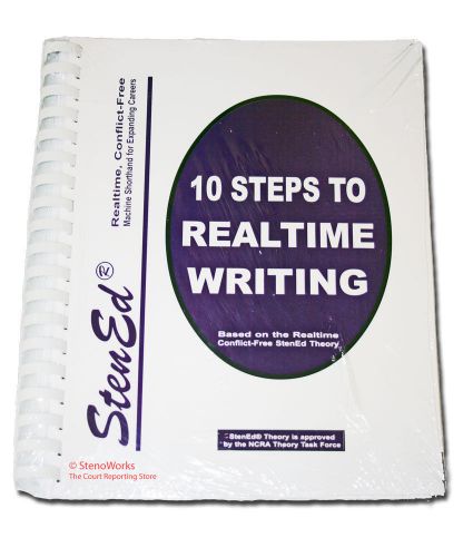 Stened 10 steps to realtime writing package with cd for sale