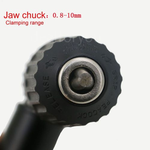 Right Angle Drill Attachment Bit 3/8 Chuck Key Adaptor Adapter plastic head OK