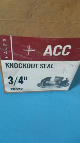 3/4 Inch Knock Out Seal,Bag of 4,Halex 26072,New,Free Shipping