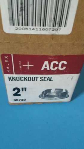 (2) Halex 60720 2 Inch Knock Out Seal,New,Free shipping