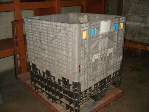 INDUSTRIAL PALLET BOX STORAGE CONTAINER - PERSTORP MFG.- FOR SHIPPING OR STORAGE