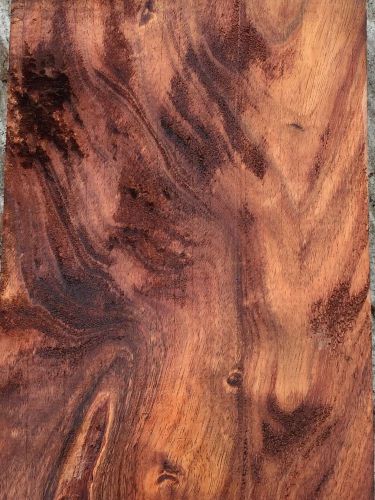 Curly koa from hawaii 18&#034;x8x2&#034; for gun and knife grips pool cue blank woodwork for sale