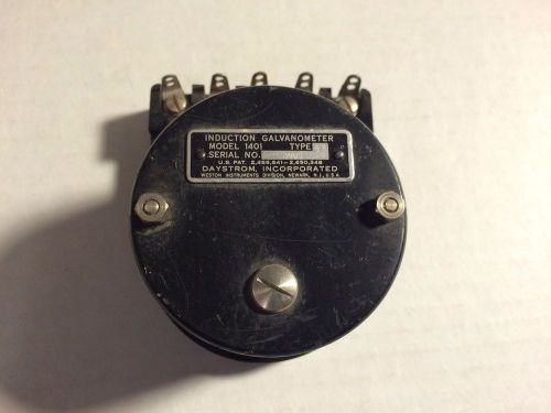 Vintage Daystrom Induction Galvanometer Model 1401 Part 132167 two available