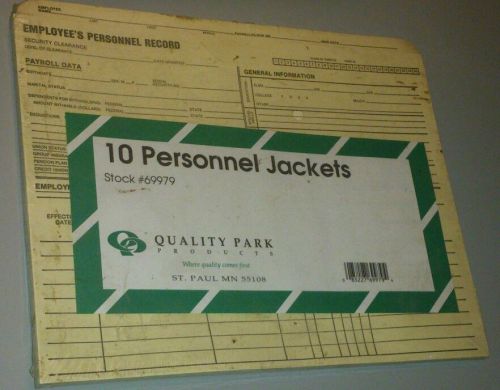 Quality Park 10 Employee&#039;s Personnel Record Jackets