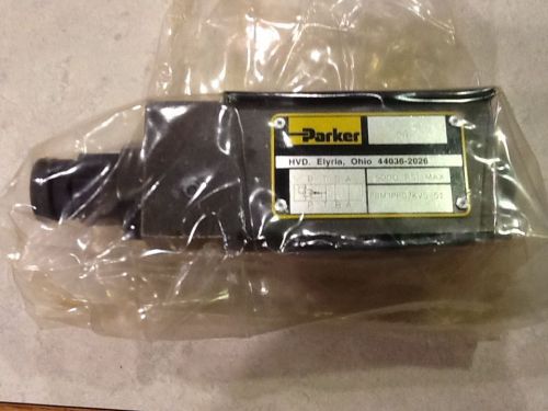 Parker hydraulics valve. 5000 psi prm3ppo7kvs