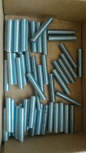 Box of 50 steel fully threaded stud 5/16-18-1-1/2 inch allthread plated rod for sale