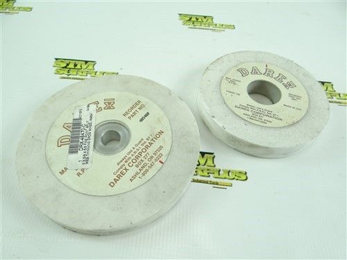 Pair of darex grinding wheels 1-1/4&#034; bore 5/8&#034; sleeve part # 4854 &amp; 4851 for sale