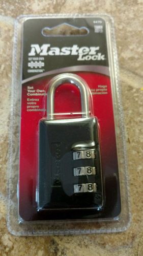 Master Lock set your own combination lock.