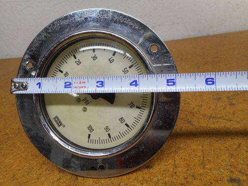 Wika 0-100 psi gauge 1/4&#034;npt connector gently used for sale