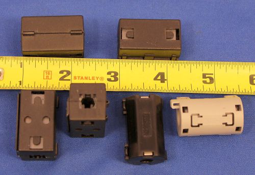 6 RFI EMI choke filter suppressor ferrite ESD-SR-15, RCT-2, TDK ZCAT 2032-0930