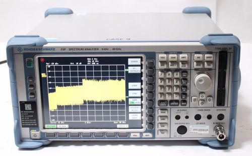 Rohde &amp; Schwarz FSP38 9 kHz - 40 GHz Spectrum Analyzer w/ Fresh Calibration