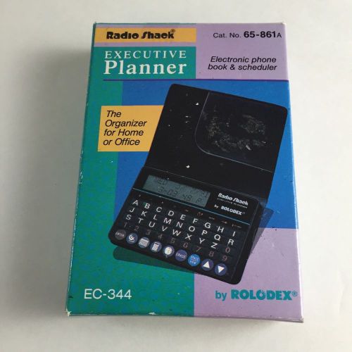 Radio Shack 650-861A EC-344 Executive Planner by Rolodex Vintage NOS Rare NEW