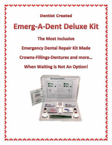 Deluxe Emerg-A-Dent Worlds Most Inclusive Dental Emergency Kit
