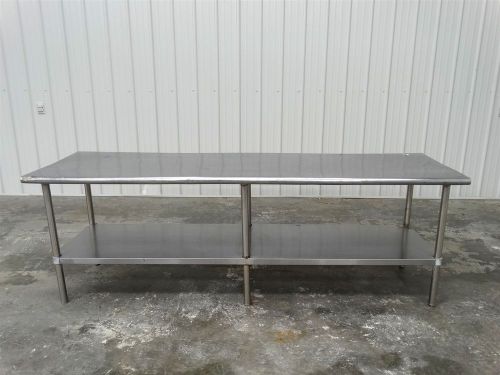 Stainless Steel 30&#034; wide x 96&#034; Long Work Table (C4869)