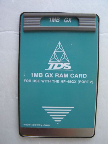 Vintage TDS 1MB GX RAM Card for HP 48GX Calculator