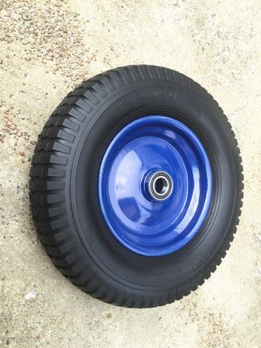 16x4.50-8 Solid Tyre Wheel Wheelbarrow Flat Free Wheels Puncture Proof 4.8/4.0-8