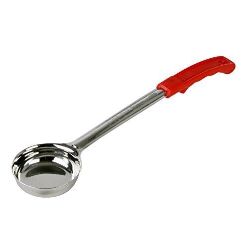 Excellante Portion Controllers Cooking Spoon, 1 Piece Mold,2 oz, Red Handle