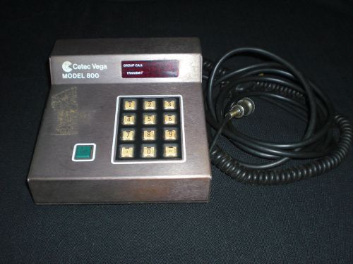 Cetec Vega 2-tone Encoder Model 800, Motorola sequential tones 1 &amp; 3 sec. - GUWC