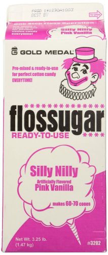 Cotton Candy Sugar Floss Silly Nilly-Pink Vanilla, 3.25lb(1.47 kg)