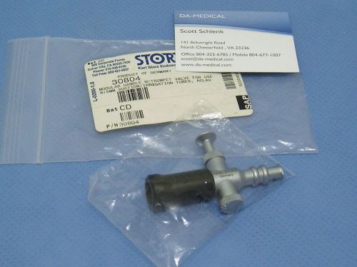 Karl storz 30804 modular handle with trumpet valve, new for sale