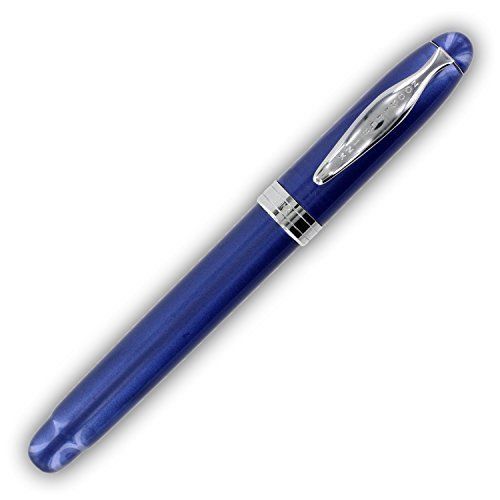 Noodler&#039;s Ink Ahab Piston Fountain Pen - Blue Poseidon Pearl