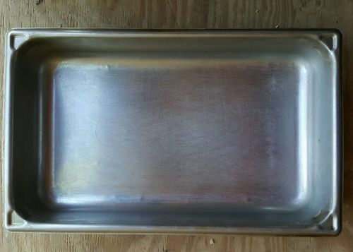 Lot of 5 - Used Vollrath Stainless Steel Full Size Steam Pans 4&#034;