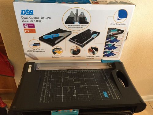 DSB Dual Cutter DC-20 All- in-one Paper trimmer and Guillotine cutter