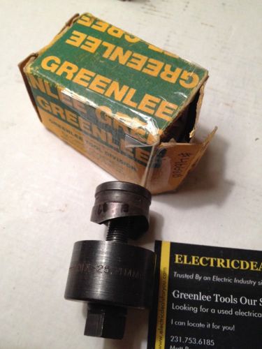 Greenlee 1&#034; Diameter Radio Chassis Actual Diameter Knockout Punch #4668B/4719